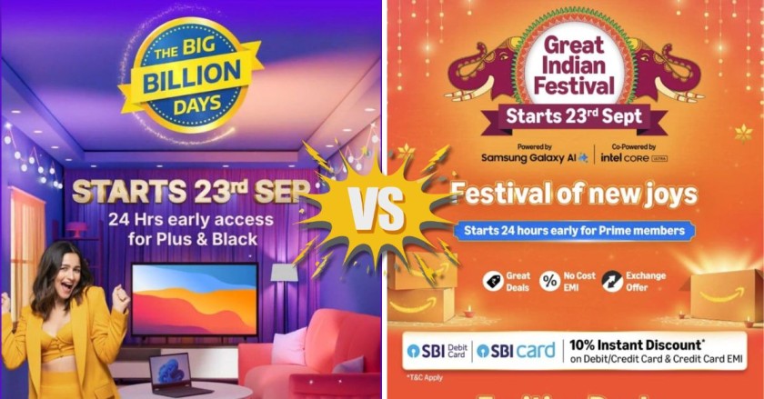 Flipkart Big Billion Day VS Amazon Great Indian Festival