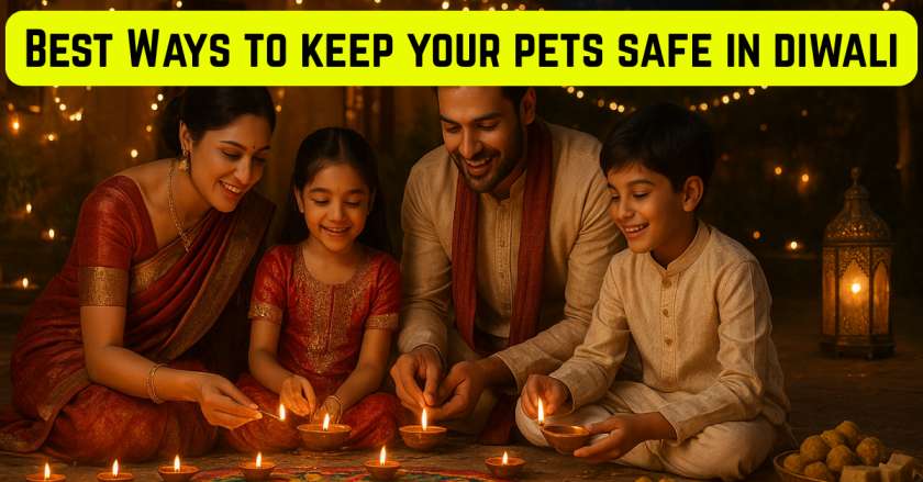 how to keep pets safe during diwali